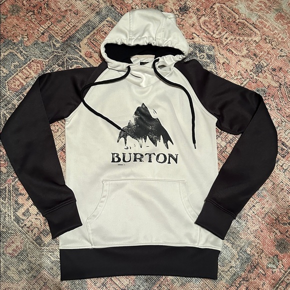 Burton snowboarding Monochrome Graphic Hoodie Dry Ride - Picture 2 of 7